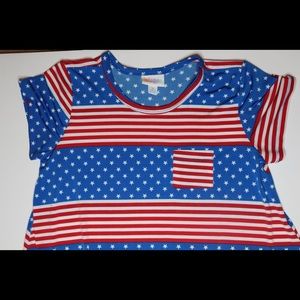 Like New Size 12 Americana LulaRoe Scarlett Dress
